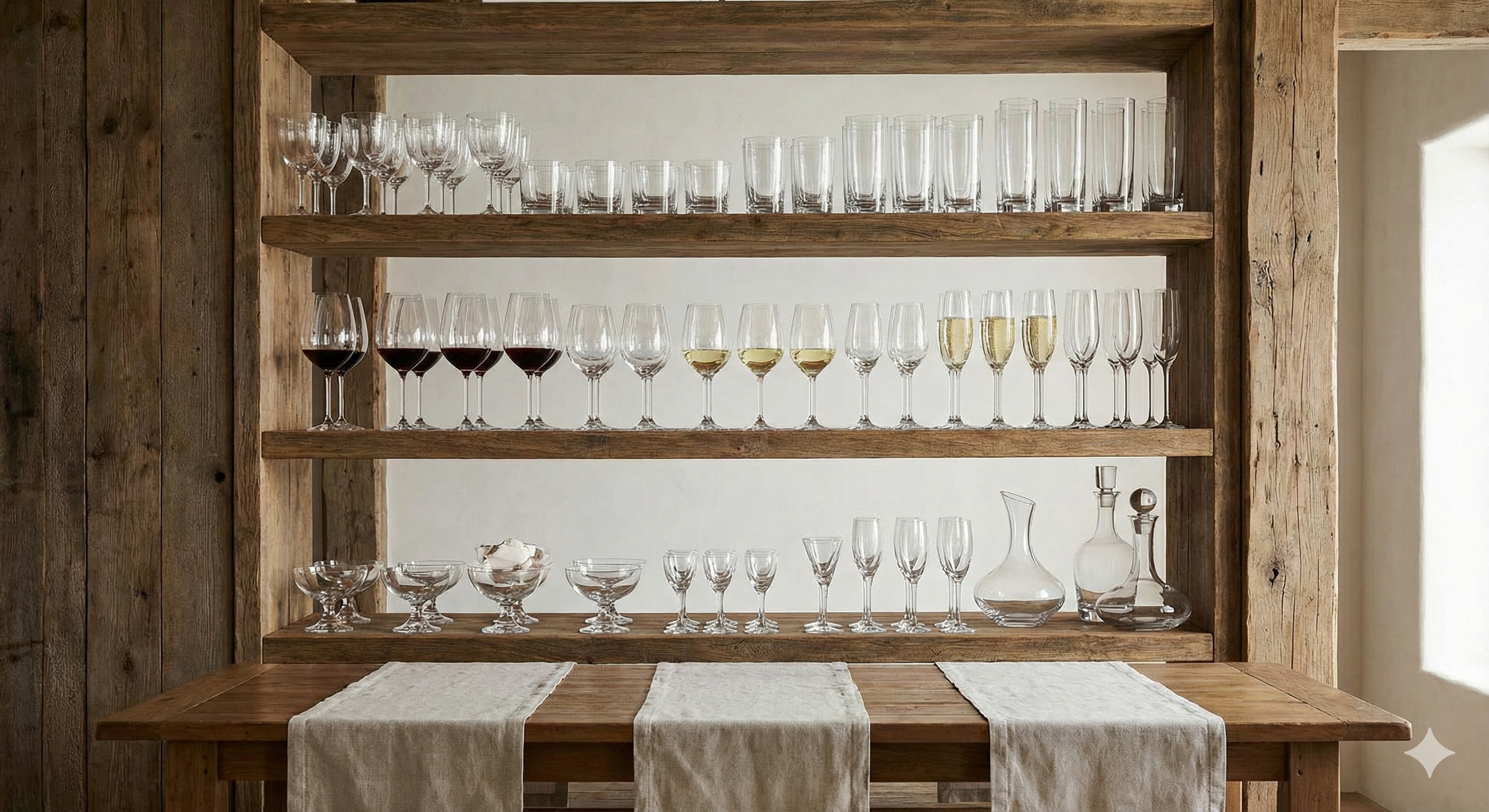 Brushed Blush Glassware